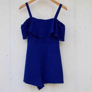 Lush Royal Blue Romper